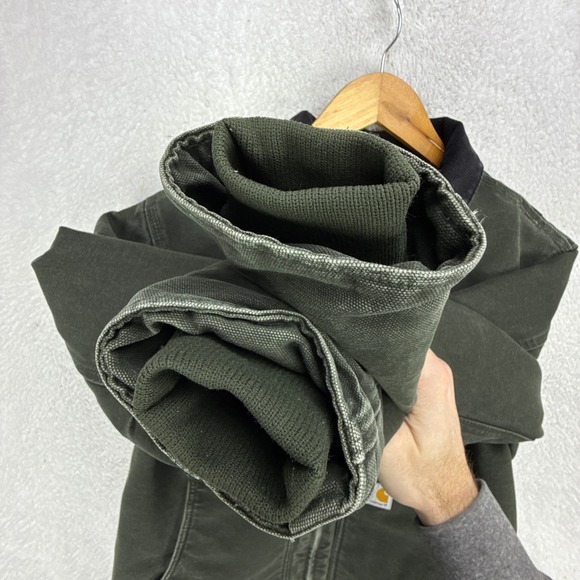 Carhartt Sandstone Ridge Coat Sherpa Lined Womens Medium WC061 MOS Moss Green - Picture 11 of 14